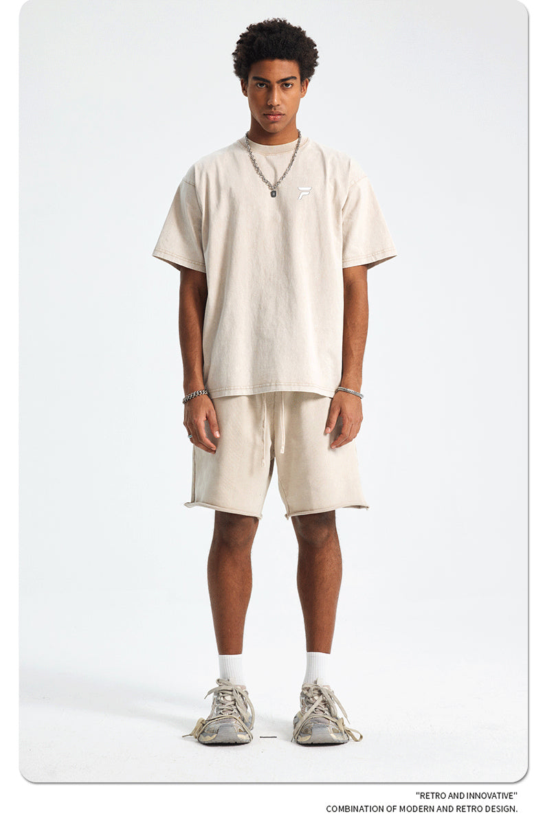 Core Ease – Oversized Unisex Set Beige