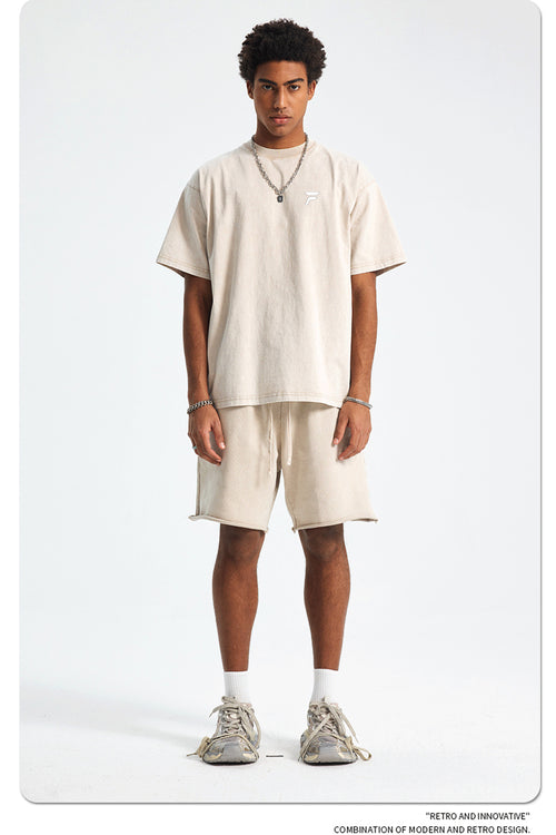 Core Ease – Oversized Unisex Set Beige