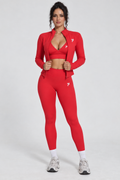 Elevate 3-Piece Scrunch Set red
