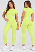 FINIQUE Sculpt Seamless Scrunch Set Neon Lime
